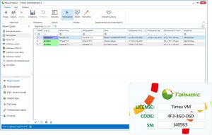 Timex VM, ������������ �����������
